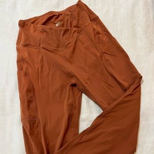 COPY - Burnt orange leggings with pockets (m)